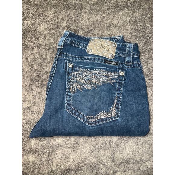 Miss Me Denim - Miss Me Signature Slim Boot Cut Jeans Size 31